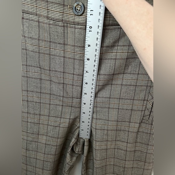New Veronica Beard Arte Check Tailored Crop Pant in Size 8 - Picture 12 of 15